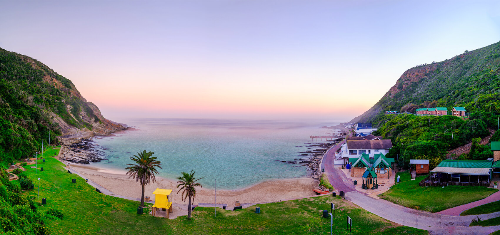 Stunning Victoria Bay near George, South Africa, offering breathtaking coastal views.
